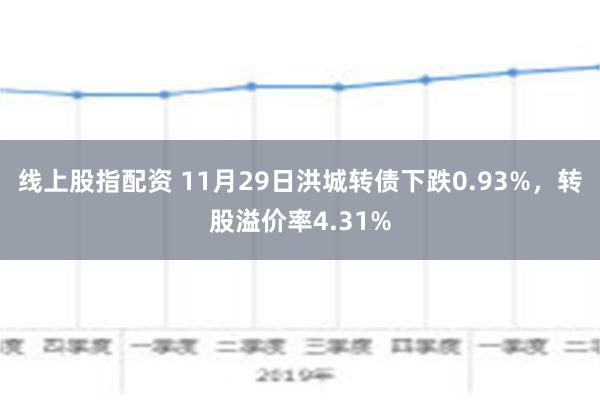 线上股指配资 11月29日洪城转债下跌0.93%，转股溢价率4.31%