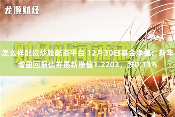 怎么样配资炒股配资平台 12月30日基金净值：新华增盈回报债券最新净值1.2203，跌0.11%