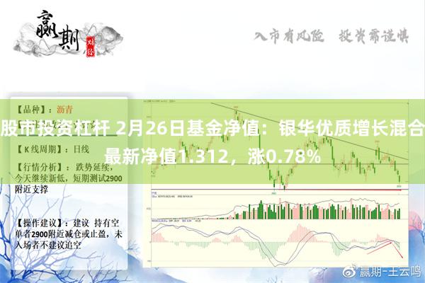 股市投资杠杆 2月26日基金净值：银华优质增长混合最新净值1.312，涨0.78%